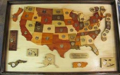(image for) Special US Quarter Collector's Map